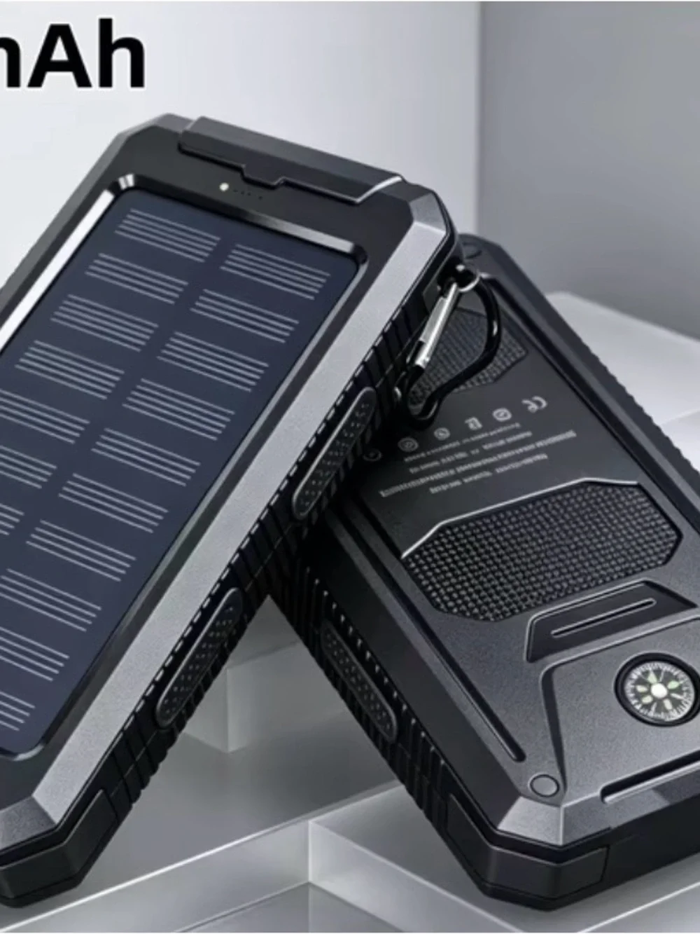 Solar Power Bank in Black